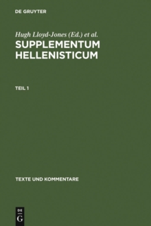 Image for Supplementum Hellenisticum