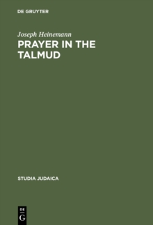 Image for Prayer in the Talmud