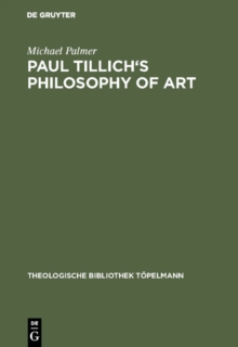 Image for Paul Tillich's Philosophy of Art