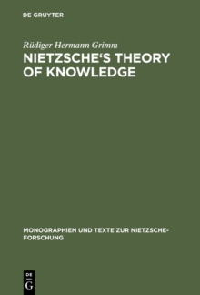 Image for Nietzsche's theory of knowledge
