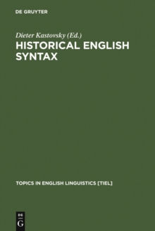 Image for Historical English Syntax