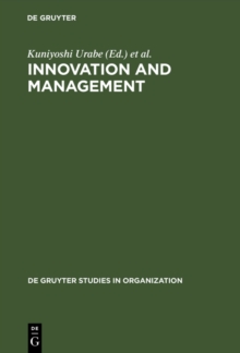 Image for Innovation and Management: International Comparisons