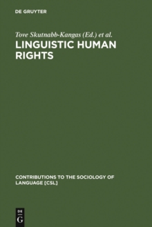 Image for Linguistic Human Rights: Overcoming Linguistic Discrimination