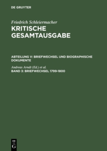 Image for Briefwechsel 1799-1800: (Briefe 553-849)