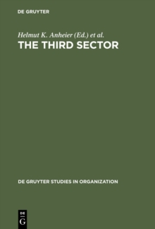 Image for The third sector: comparative studies of nonprofit organizations