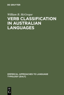 Image for Verb Classification in Australian Languages