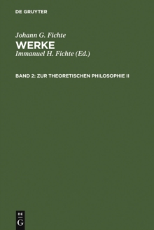 Image for Zur theoretischen Philosophie II