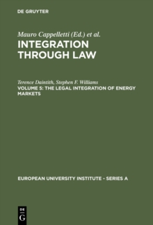 Image for The Legal Integration of Energy Markets