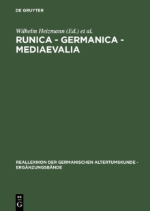 Image for Runica - Germanica - Mediaevalia