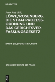 Image for Einleitung;  1-71.