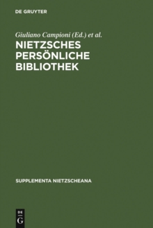 Image for Nietzsches personliche Bibliothek