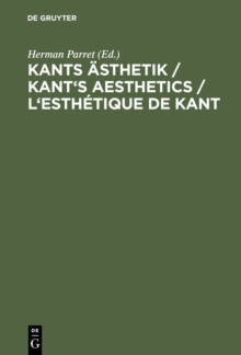 Image for Kants Asthetik / Kant's Aesthetics / L'esthetique de Kant