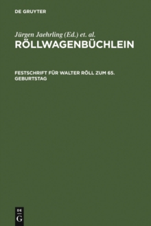 Image for Rollwagenbuchlein: Festschrift fur Walter Roll zum 65. Geburtstag