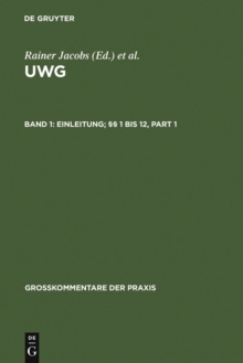 Image for Einleitung;  1 bis 12.