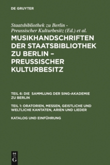 Image for Katalog und Einfuhrung / Catalogue and Introduction