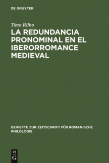 Image for La redundancia pronominal en el iberorromance medieval