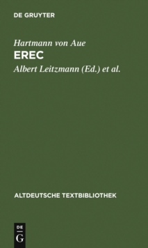 Image for Erec: Mit einem Abdruck der neuen Wolffenbutteler und Zwettler Erec-Fragmente