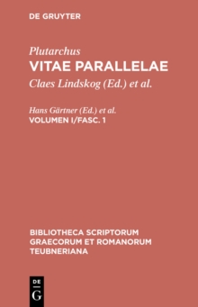 Image for Plutarchus: Vitae parallelae. Volumen I/Fasc. 1