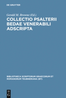 Image for Collectio Psalterii Bedae venerabili adscripta
