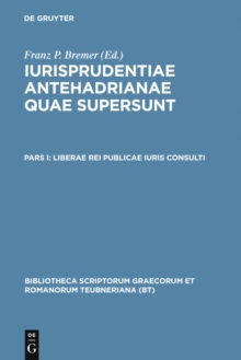Image for Liberae Rei Publicae Iuris Consulti