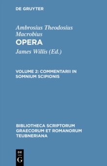 Image for Commentarii in somnium Scipionis