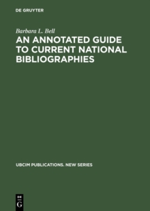 Image for An Annotated Guide to Current National Bibliographies
