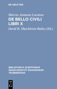 Image for De bello civili libri X