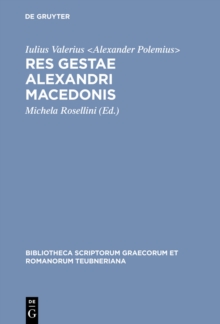 Image for Res gestae Alexandri Macedonis