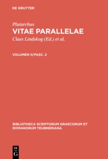 Image for Vitae parallelae: Volumen II/Fasc. 2