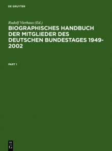Image for Biographisches Handbuch der Mitglieder des Deutschen Bundestages 1949-2002