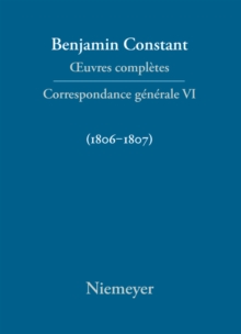 Image for Correspondance generale 1806-1807