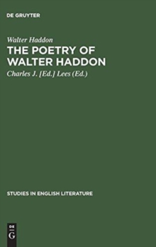 Image for The poetry of Walter Haddon