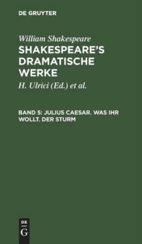 Image for Julius Caesar. Was ihr wollt. Der Sturm