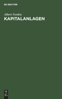 Image for Kapitalanlagen