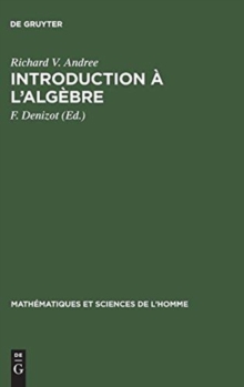 Image for Introduction a l'algebre
