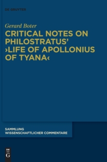 Image for Critical Notes on Philostratus' >Life of Apollonius of Tyana<