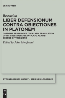 Image for Liber Defensionum contra Obiectiones in Platonem