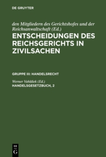 Image for Handelsgesetzbuch, 2