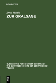 Image for Zur Gralsage: Untersuchungen
