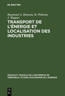 Image for Transport de l'energie et localisation des industries