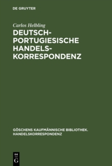 Image for Deutsch-portugiesische Handelskorrespondenz