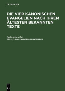 Image for Das Evangelium Mathaeus