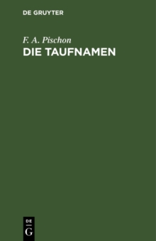 Image for Die Taufnamen: Eine Weihnachtsgabe