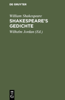 Image for Shakespeare's Gedichte