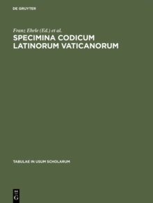 Image for Specimina codicum Latinorum Vaticanorum