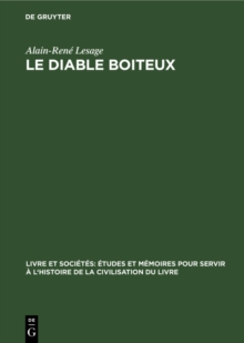Image for Le diable Boiteux: Texte de la deuxieme edition avec les variantes de l'edition originale et du remaniement de 1726