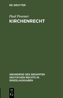 Image for Kirchenrecht