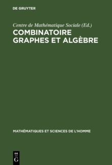 Image for Combinatoire Graphes Et Algebre