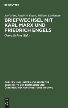 Image for Briefwechsel Mit Karl Marx Und Friedrich Engels