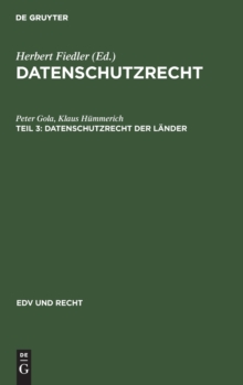 Image for Datenschutzrecht Der L?nder